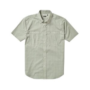 Tidewater Shirt (Short Sleeve) - Olive/Ecru