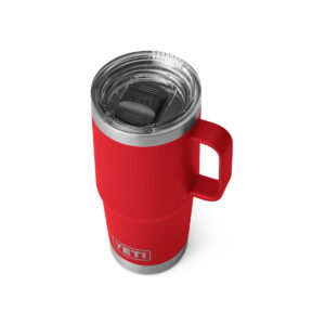 Yeti Rambler 20oz Travel Mug with Stronghold Lid - Rescue Red