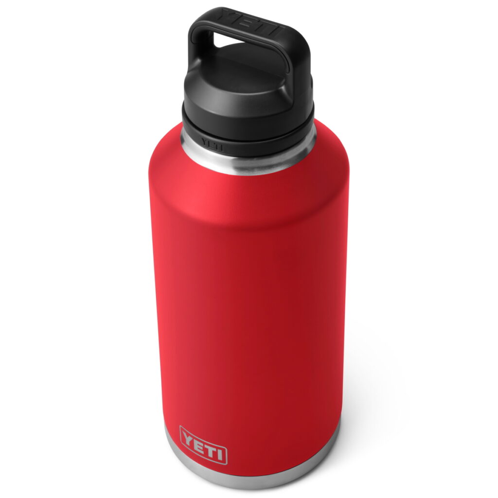 Yeti Rambler 64oz Bottle with Chug Cap - Rescue Red