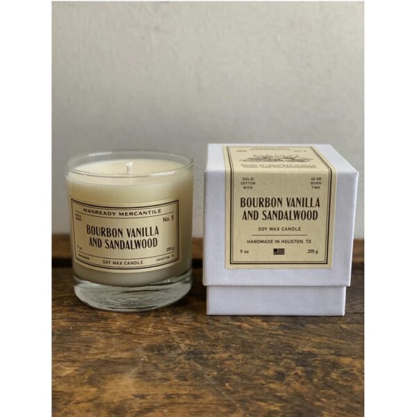 The Noble Series Soy Candle - Bourbon Vanilla & Sandalwood
