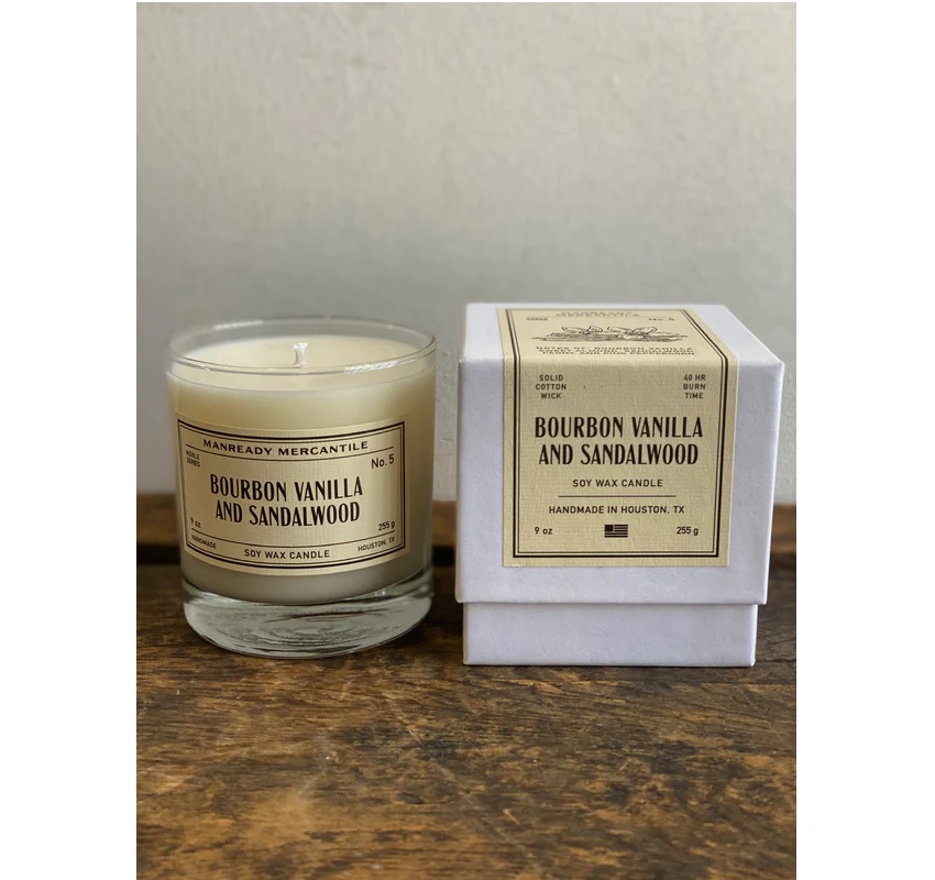 The Noble Series Soy Candle - Bourbon Vanilla & Sandalwood