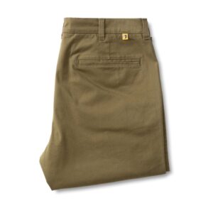 Classic Fit Gold School Chino - Burnt Olive