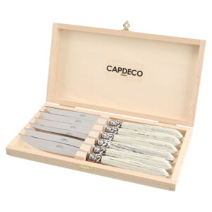 Capdeco Diana Marble Steak Knives Set