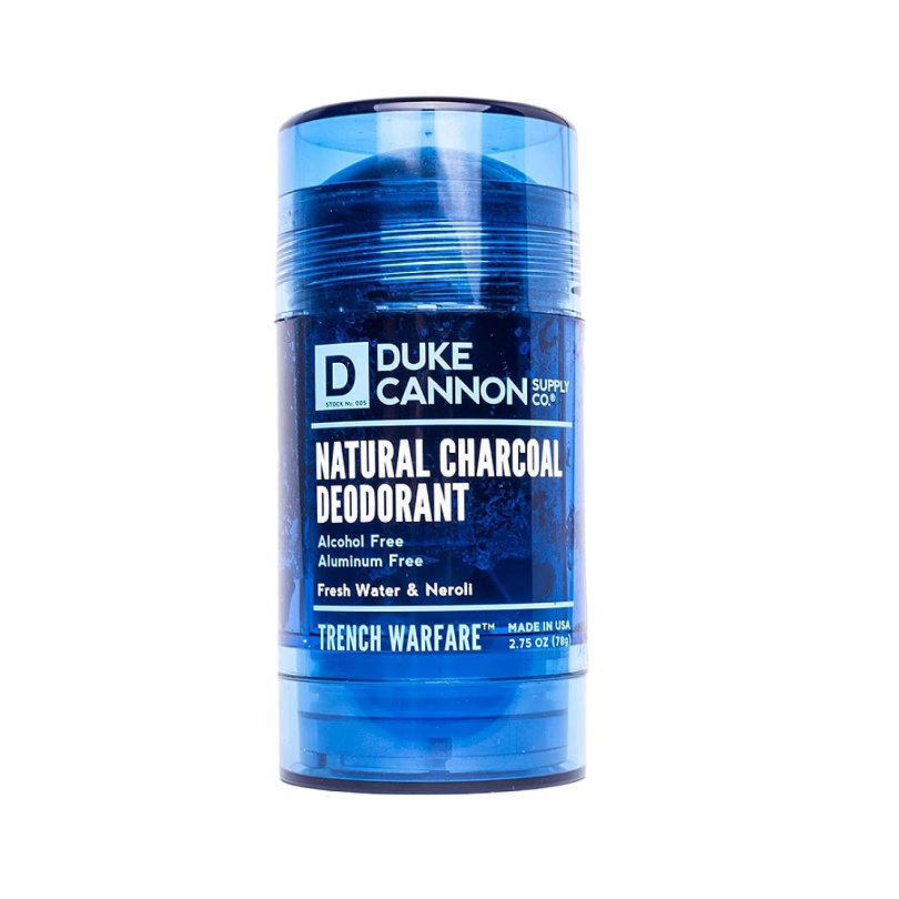 Trench Warfare Natural Charcoal Men's Deodorant - Fresh Water & Neroli