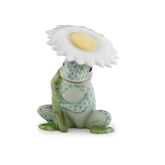 Herend Flower Frog - Key Lime