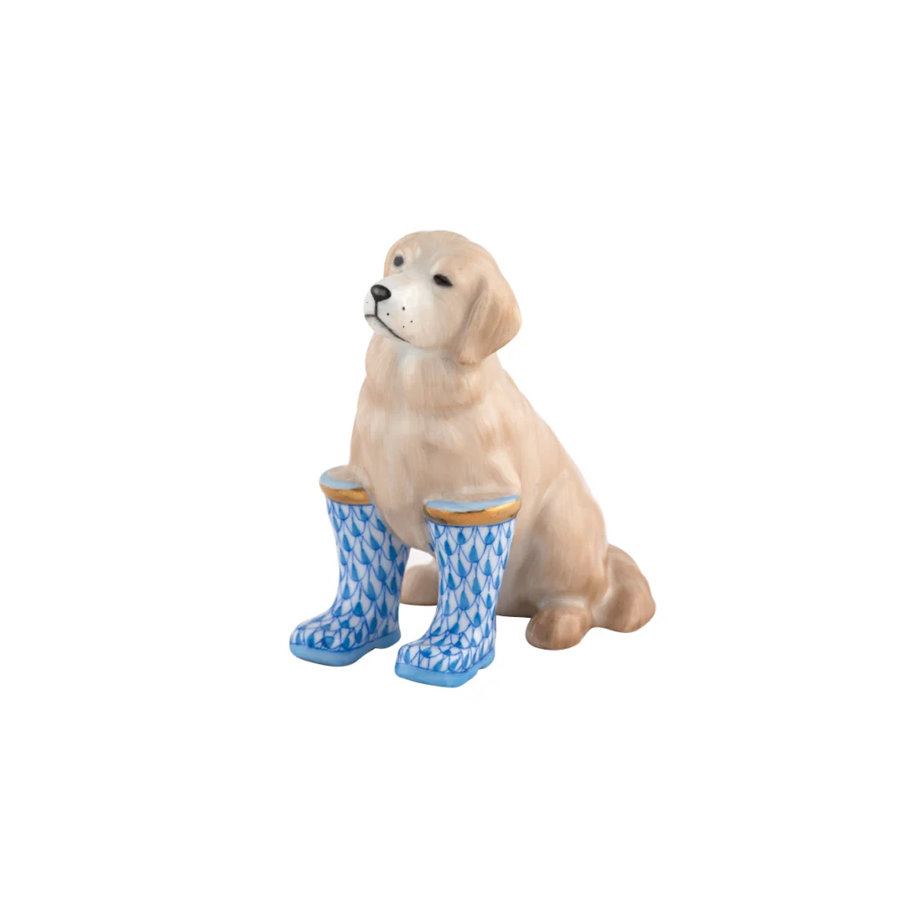 Herend Rainy Day Retriever - Blue