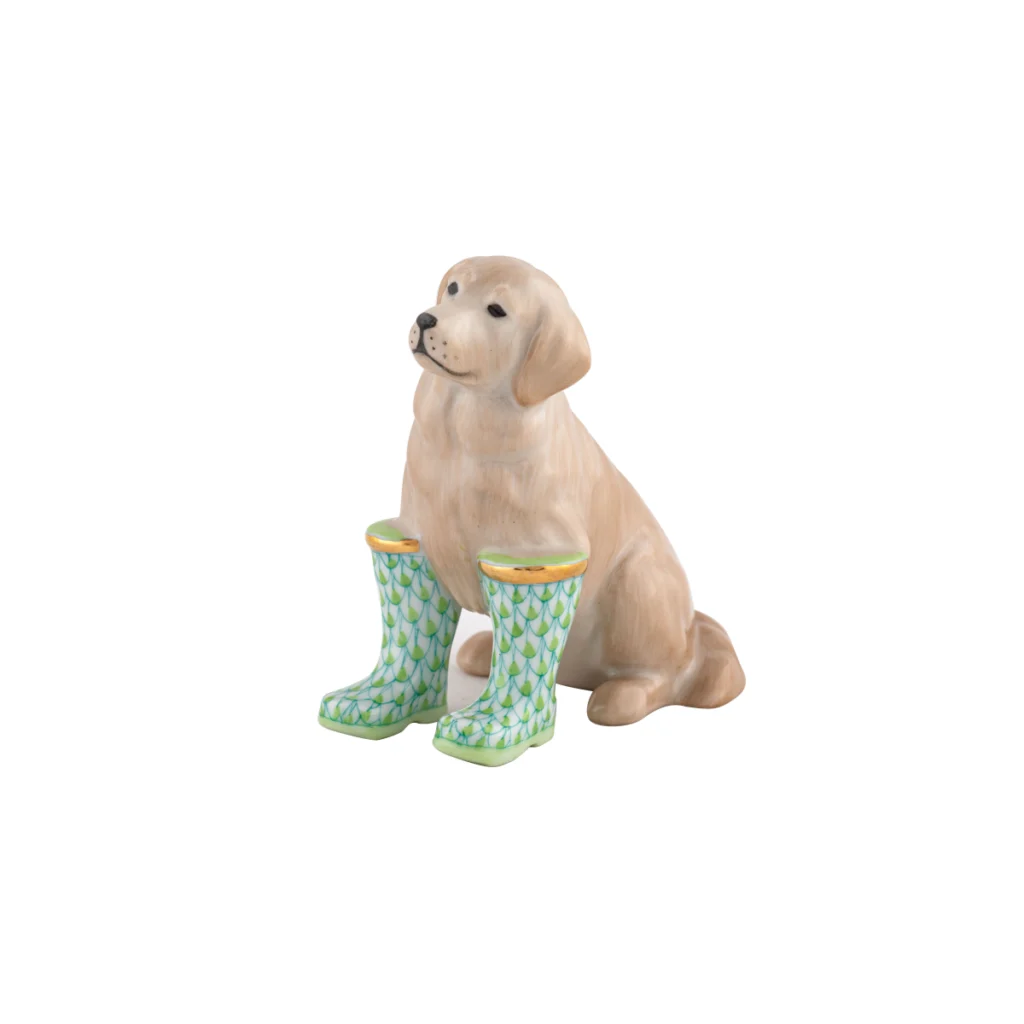Herend Rainy Day Retriever - Key Lime
