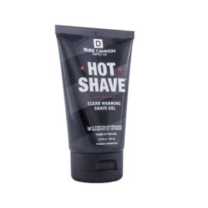 Hot Shave Clear Warming Shave Gel, Unscented (4.5 oz)