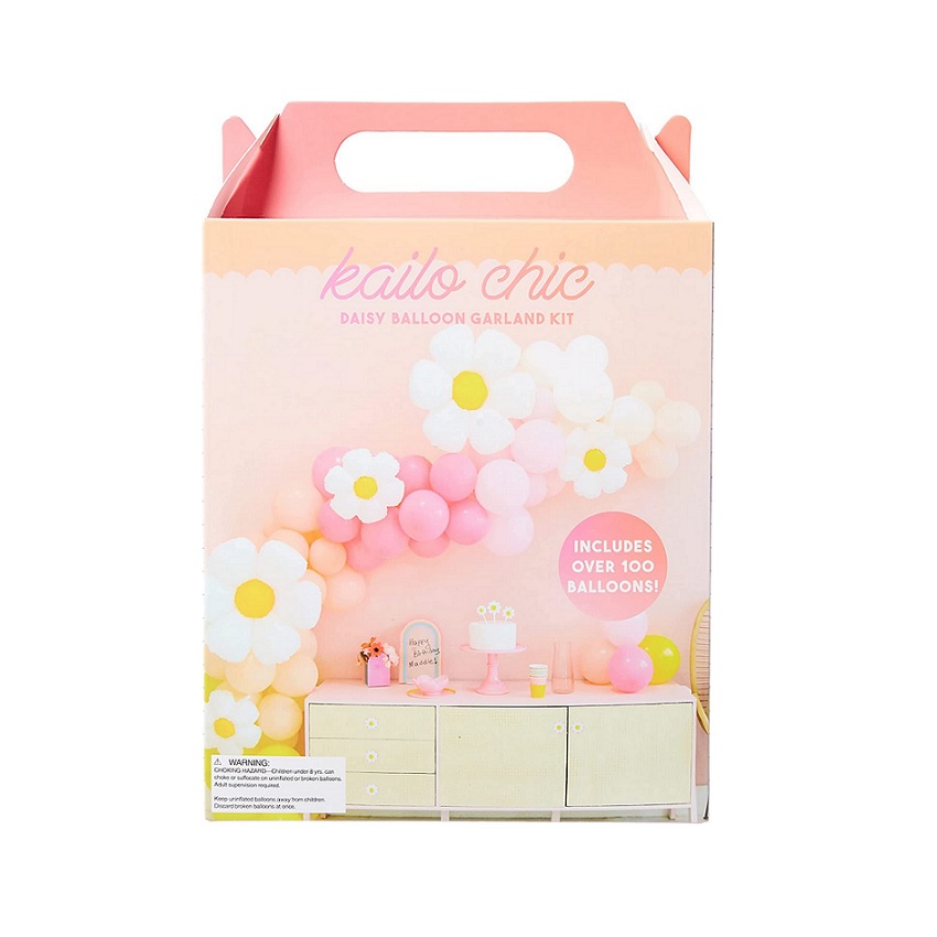 Kailo Chic Spring and Summer Celebration Daisy Balloon Arch Kit