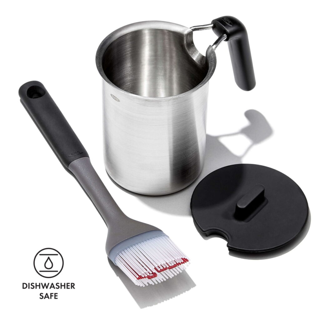 OXO Grilling Basting Pot and Brush Set Berings