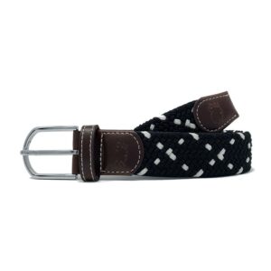 The Oahu Two Toned Woven Stretch Belt