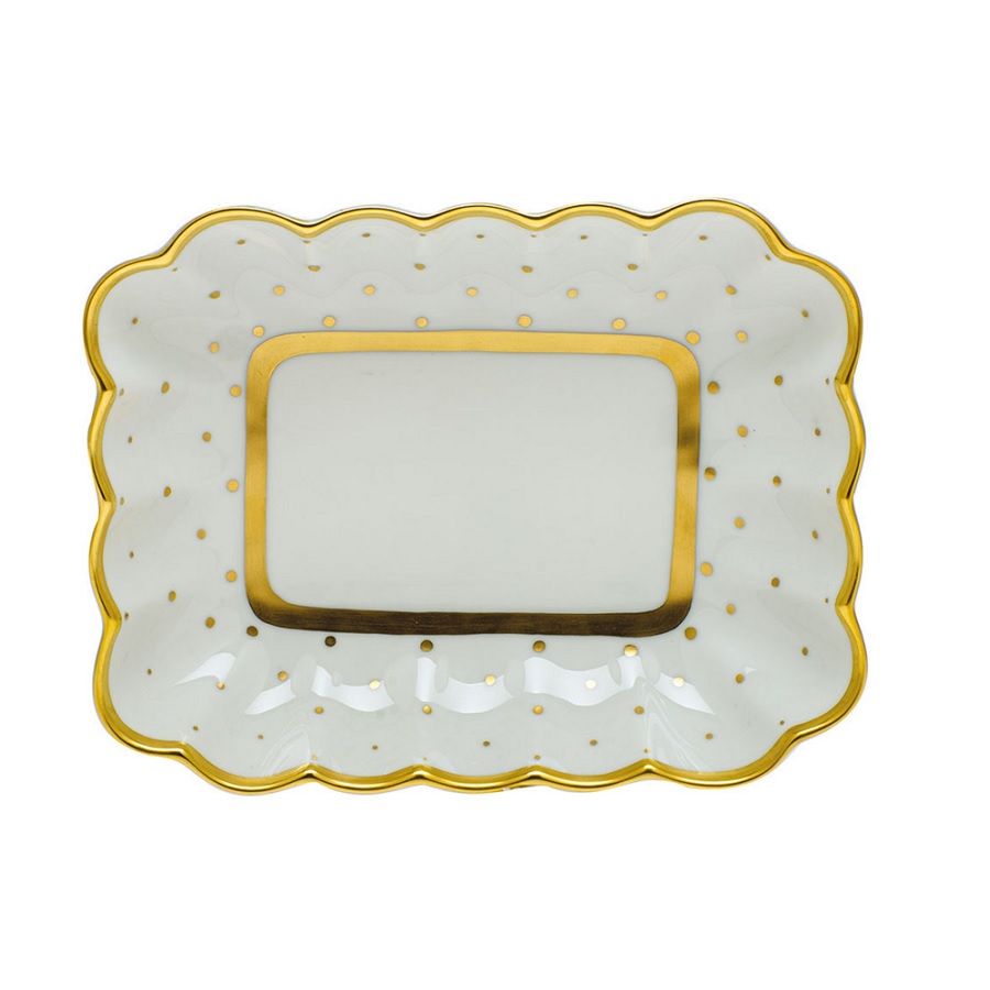 Herend Connect the Dots Oblong Tray