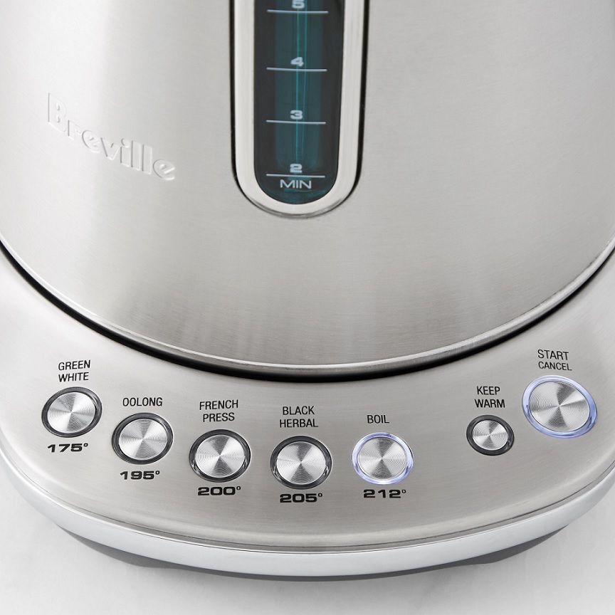 Breville Smart Kettle Luxe Temperature Control Electric Tea Kettle
