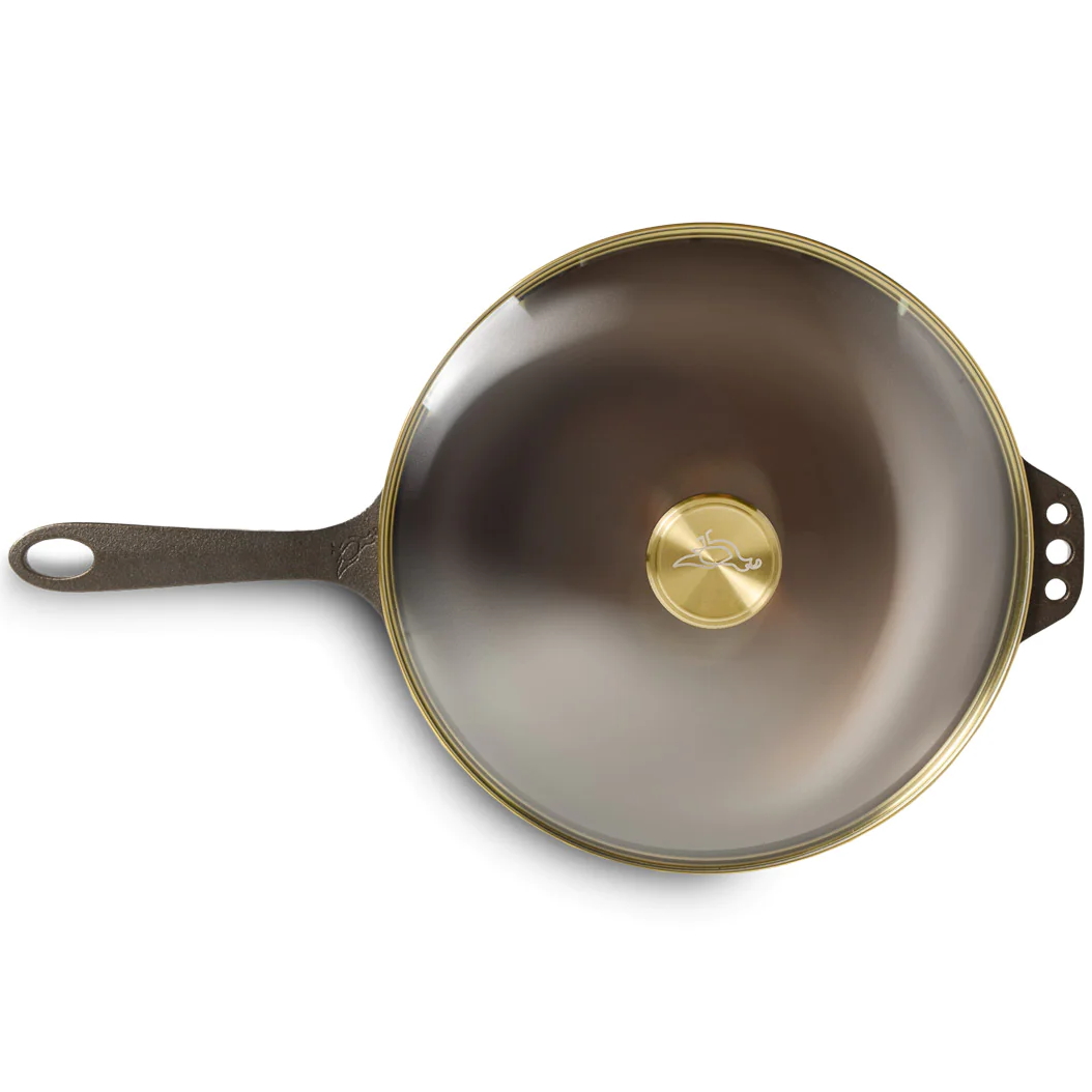 Smithey No. 11 Deep Skillet with Glass Lid
