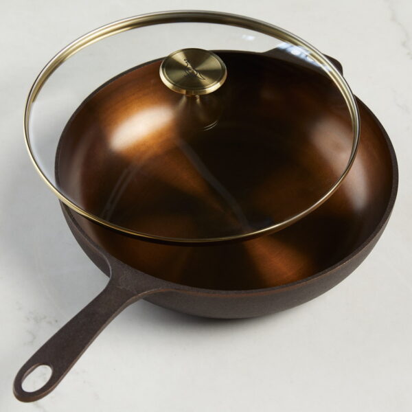 Smithey No 11 Deep Skillet with Glass Lid
