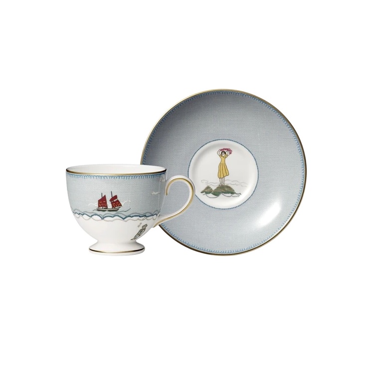 Kit Kemp Sailor's Farewell Teacup & Saucer Set