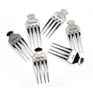 RSVP Fork Cheese Markers Set Of 6
