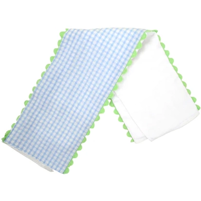 3 Marthas Train Fancy Fabric Burp2