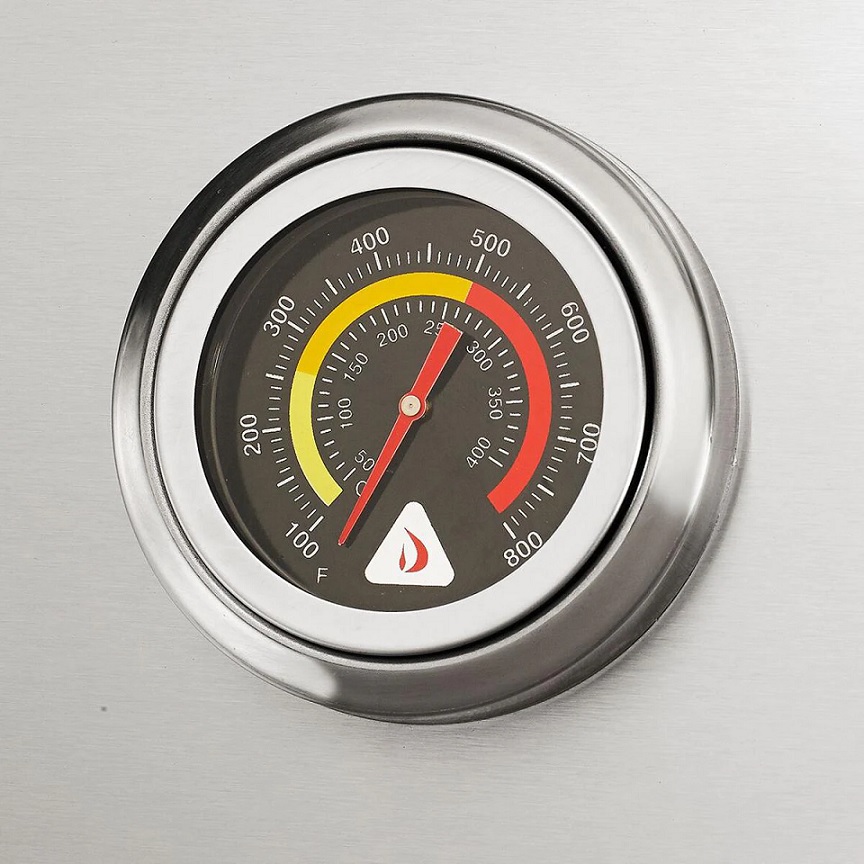 Delta Heat 32-Inch 3-Burner Built-In Propane Gas Grill with Infrared Rotisserie Burner