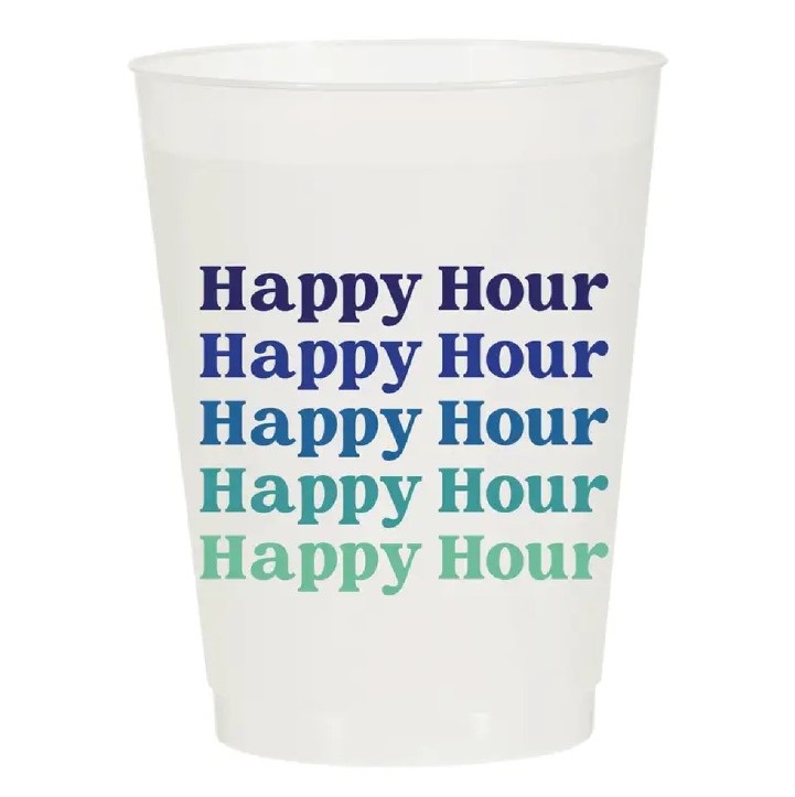 Happy Hour Frosted Flex Cups Berings