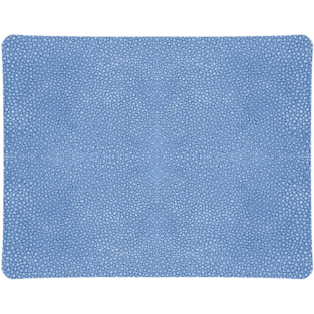 Hestia Shagreen Acrylic Tray - Blue