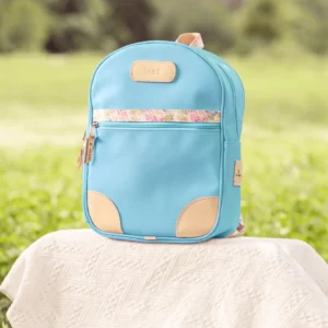 Jon Hart Backpack – Ocean Blue with Peony Webbing