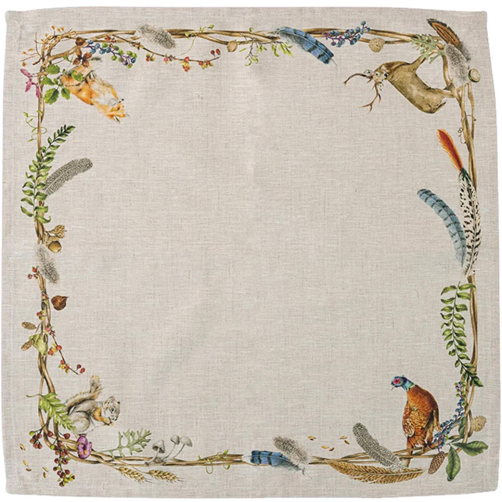 Juliska Forest Walk Napkin - Animals