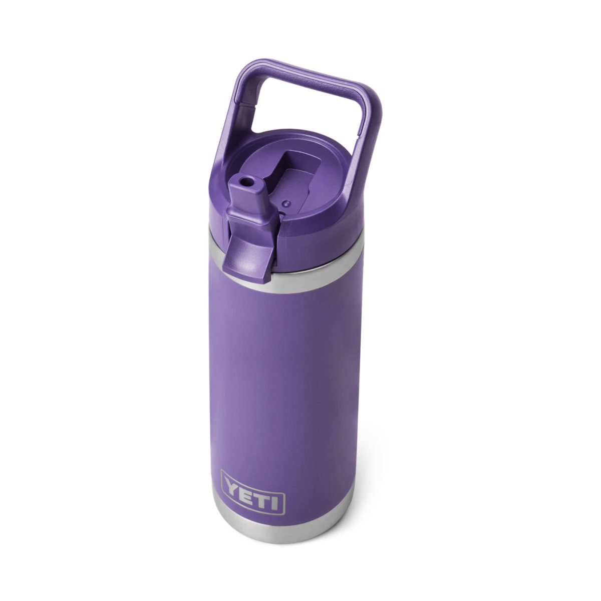 Yeti Rambler 18oz Water Bottle with Color Matched Straw Cap Peak