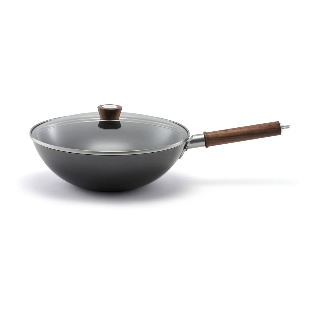 Zwilling Dragon 12-Inch, Carbon Steel Wok - Black Matte