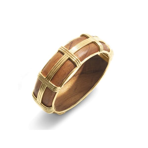 Gaia Hinged Bangle