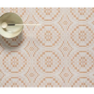 Chilewich Overshot Rectangle Placemat - Butterscotch
