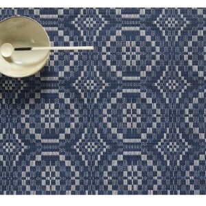 Chilewich Overshot Rectangle Placemat - Denim