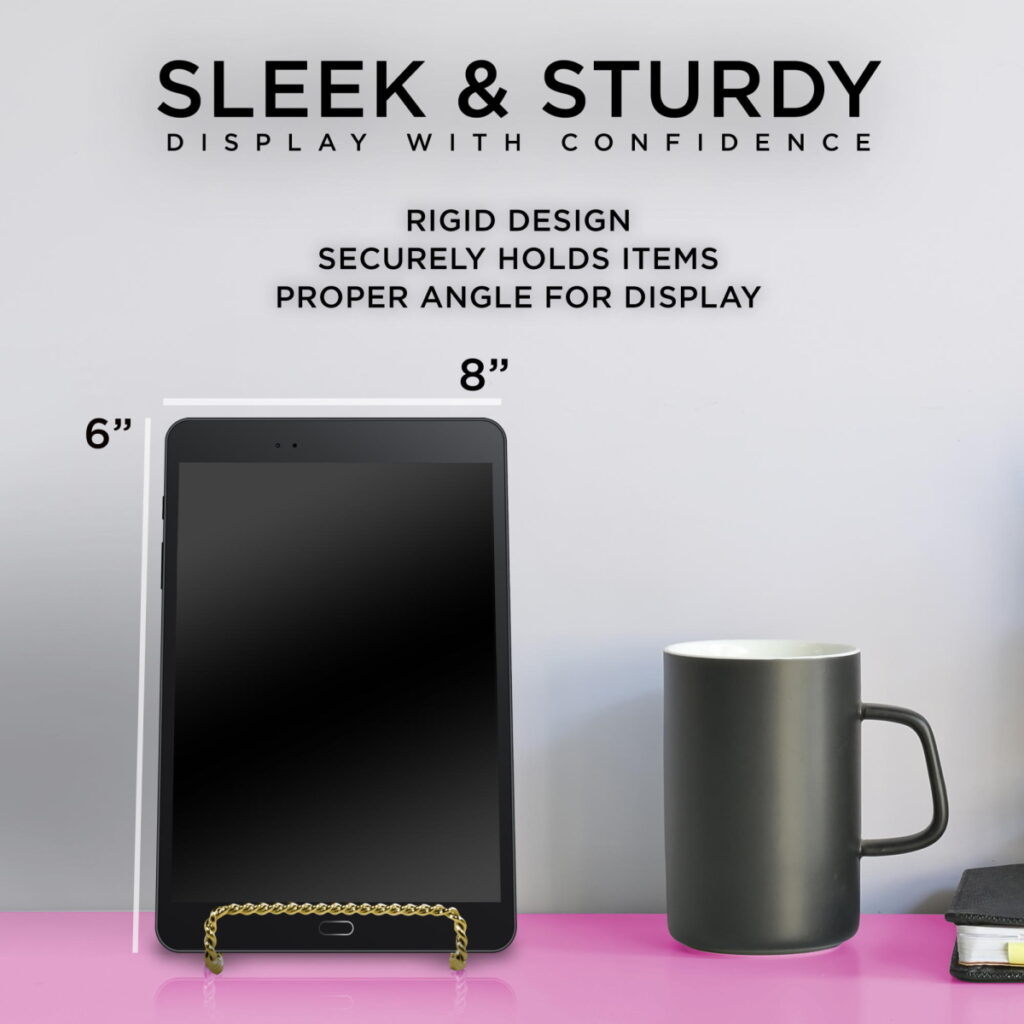 Tripar 4in Brass Twisted Wire Stand