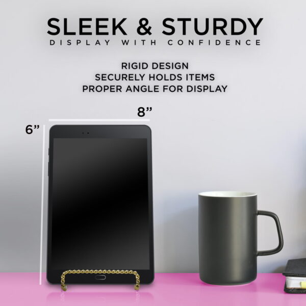 Tripar 4in Brass Twisted Wire Stand