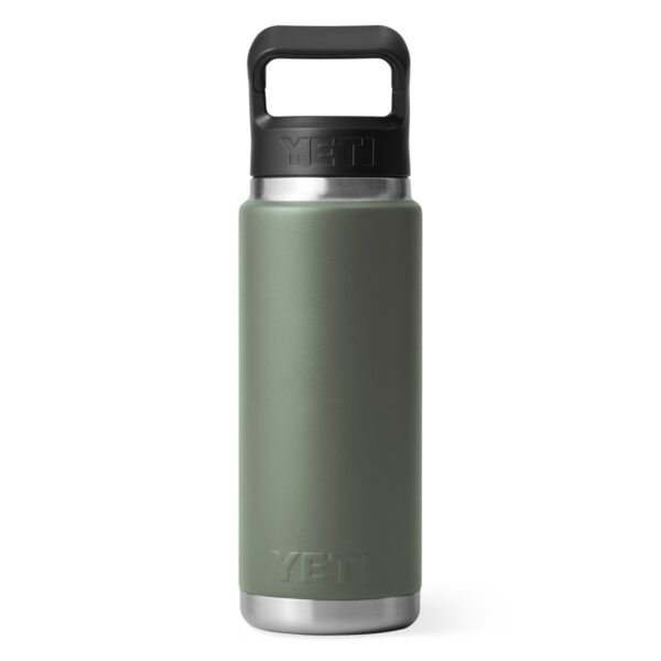 Yeti Rambler 26oz Water Bottle with Straw Cap - Camp Green