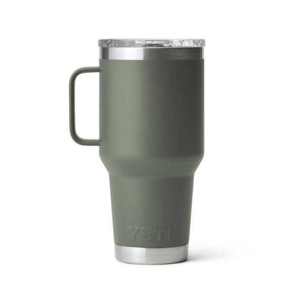  YETI Rambler 30 oz Travel Mug, Stainless Steel, Vacuum  Insulated with Stronghold Lid, Camp Green : Home & Kitchen