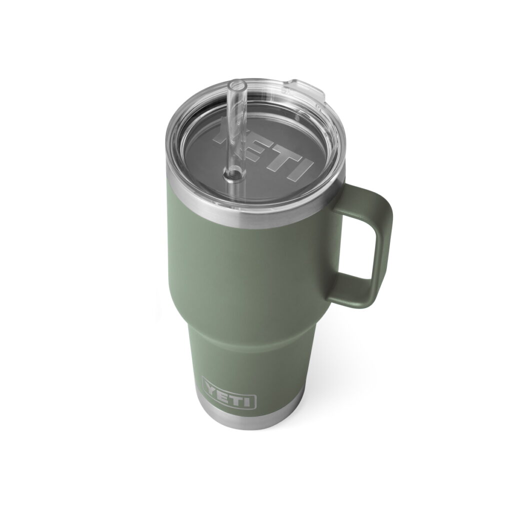 Yeti Rambler 35oz Mug with Straw Lid - Camp Green