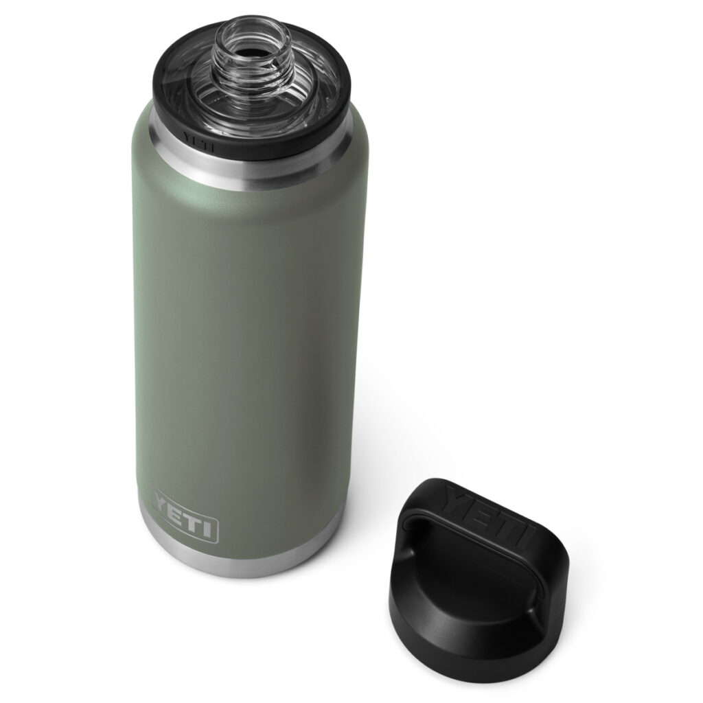 YETI 64 oz. Rambler Bottle with Chug Cap, Camp Green - Holiday Gift - Yahoo  Shopping