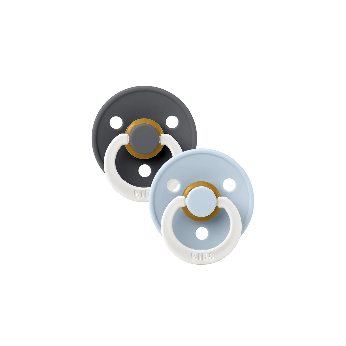 Bibs Colour Glow 2 Pack Pacifier Set