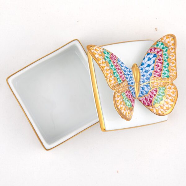 Herend Butterfly Box - Green