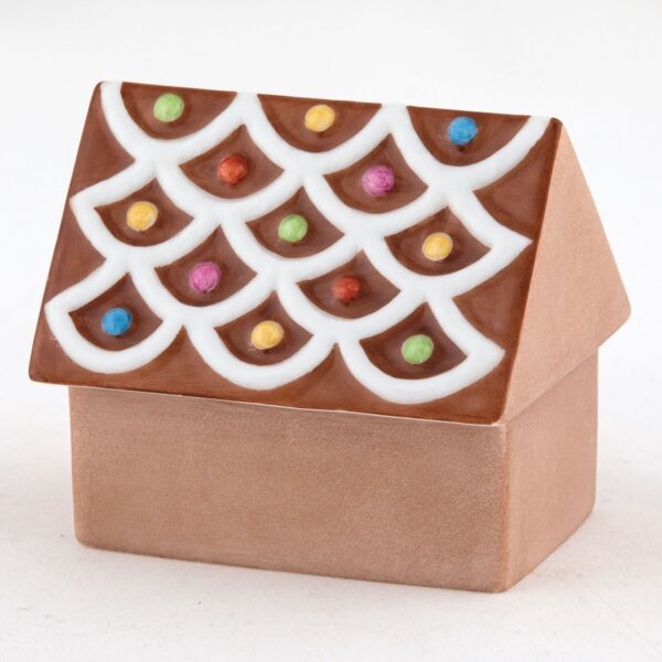 Herend Cozy Gingerbread House - Chocolate
