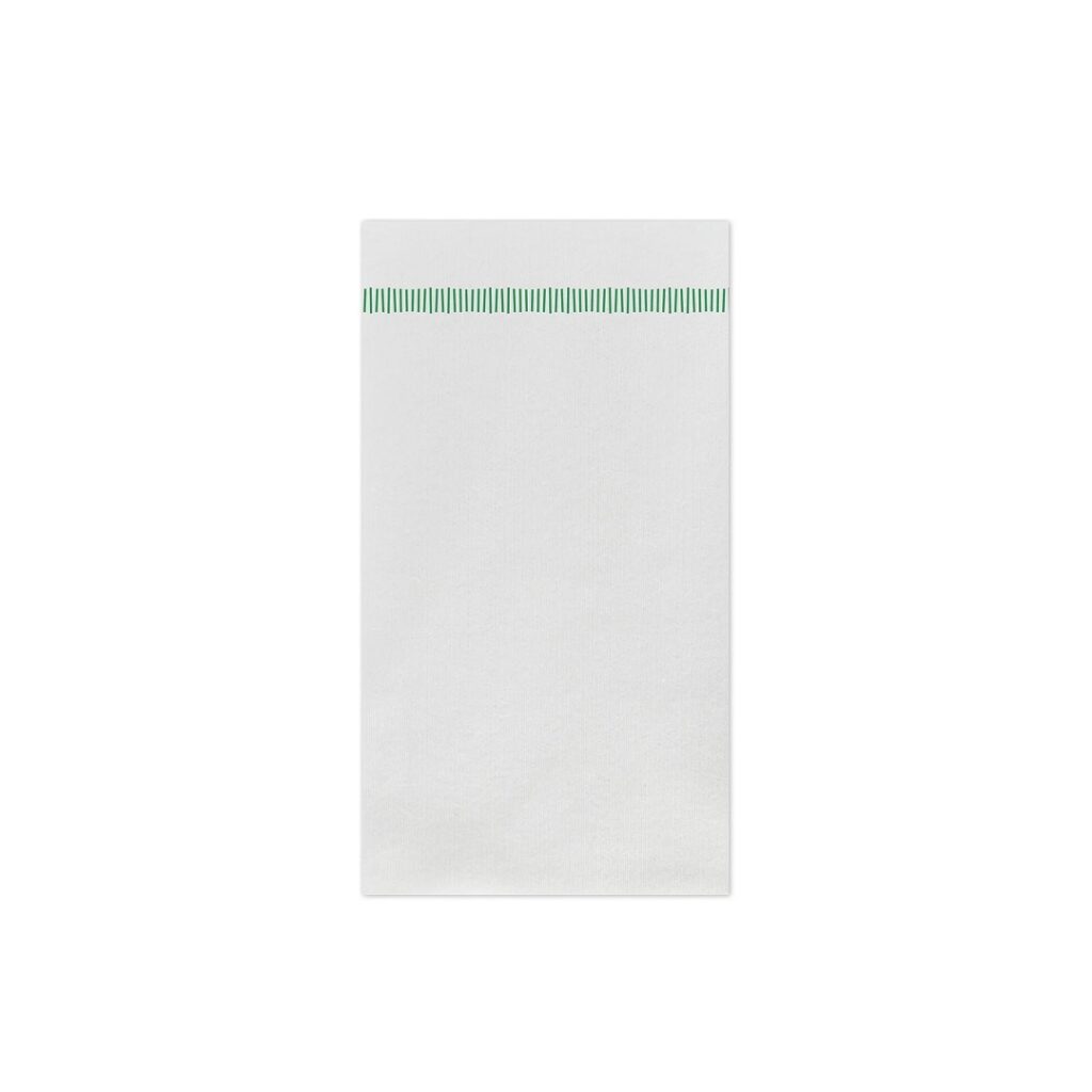 Vietri Papersoft Guest Towels (Pack of 20) - Fringe Green