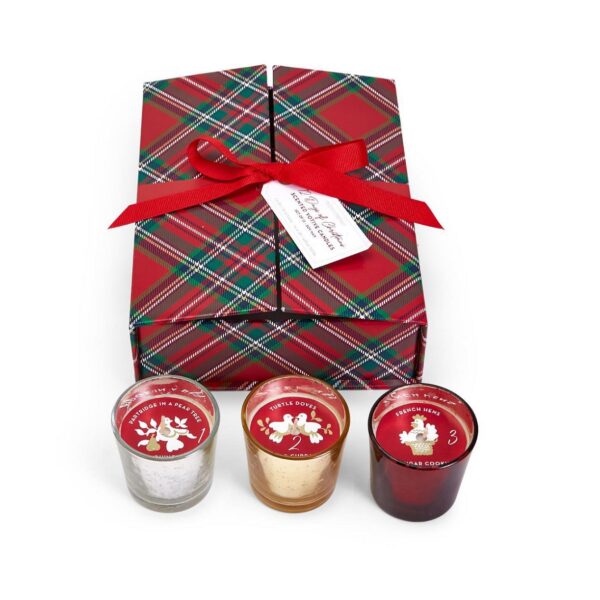 Twelve Days of Christmas Set of 12 Scented Candles