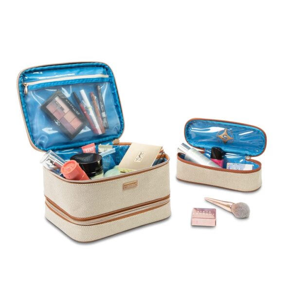 Jenny Train Cosmetics Case - Tropea Ivory