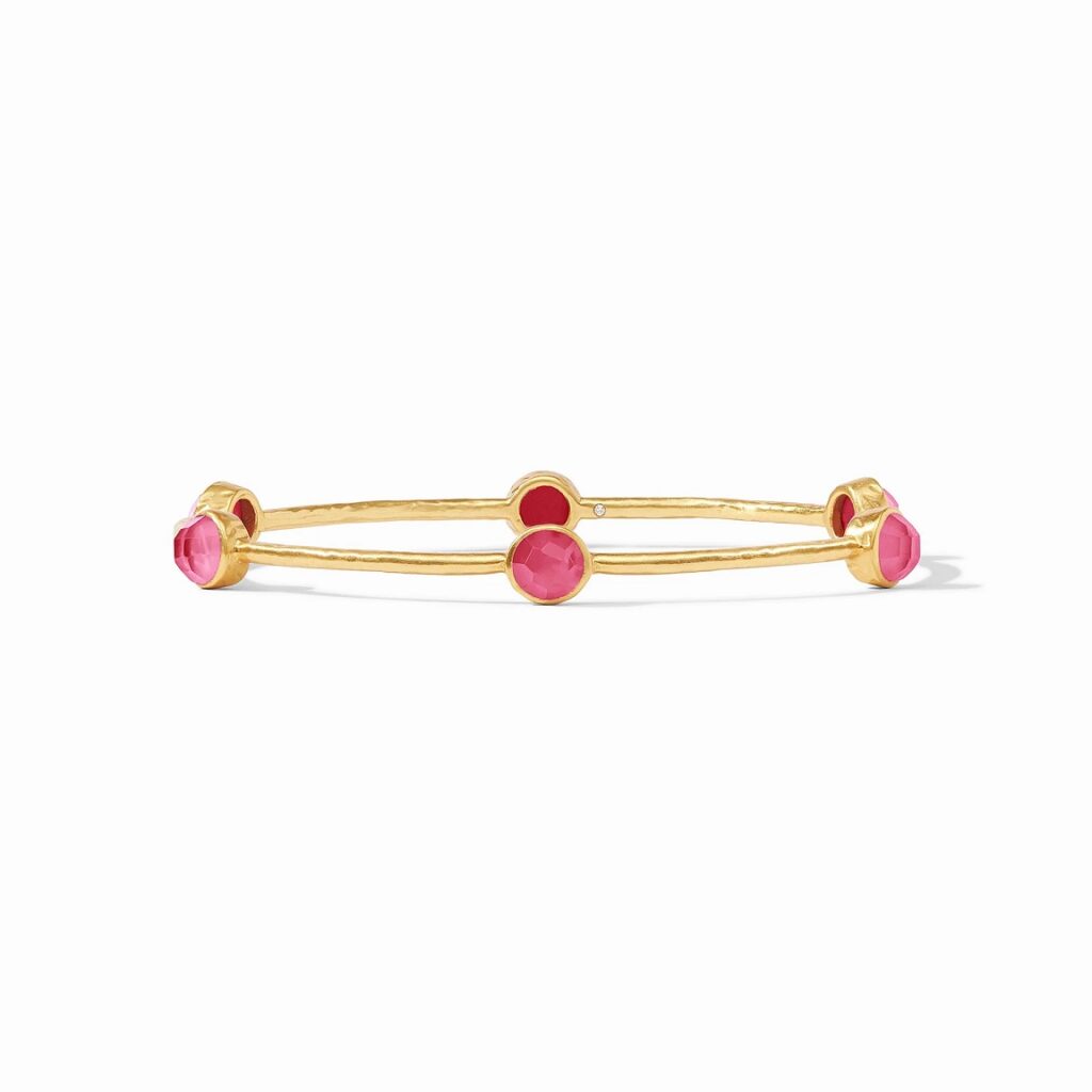 Milano Luxe Bangle-Chalcedony Blue-S