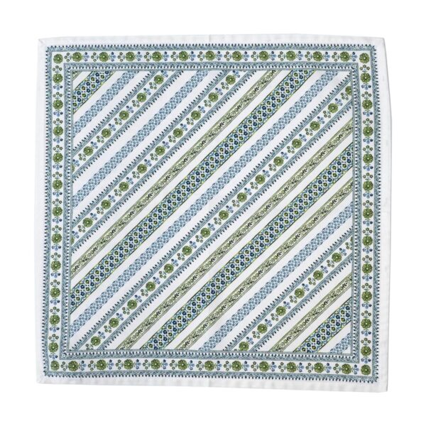 Juliska Seville Stripe Napkin - Green
