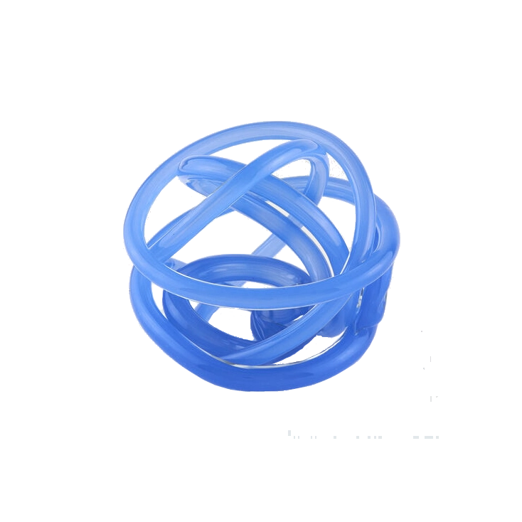 Tizo Handblown Glass Knot - Blue