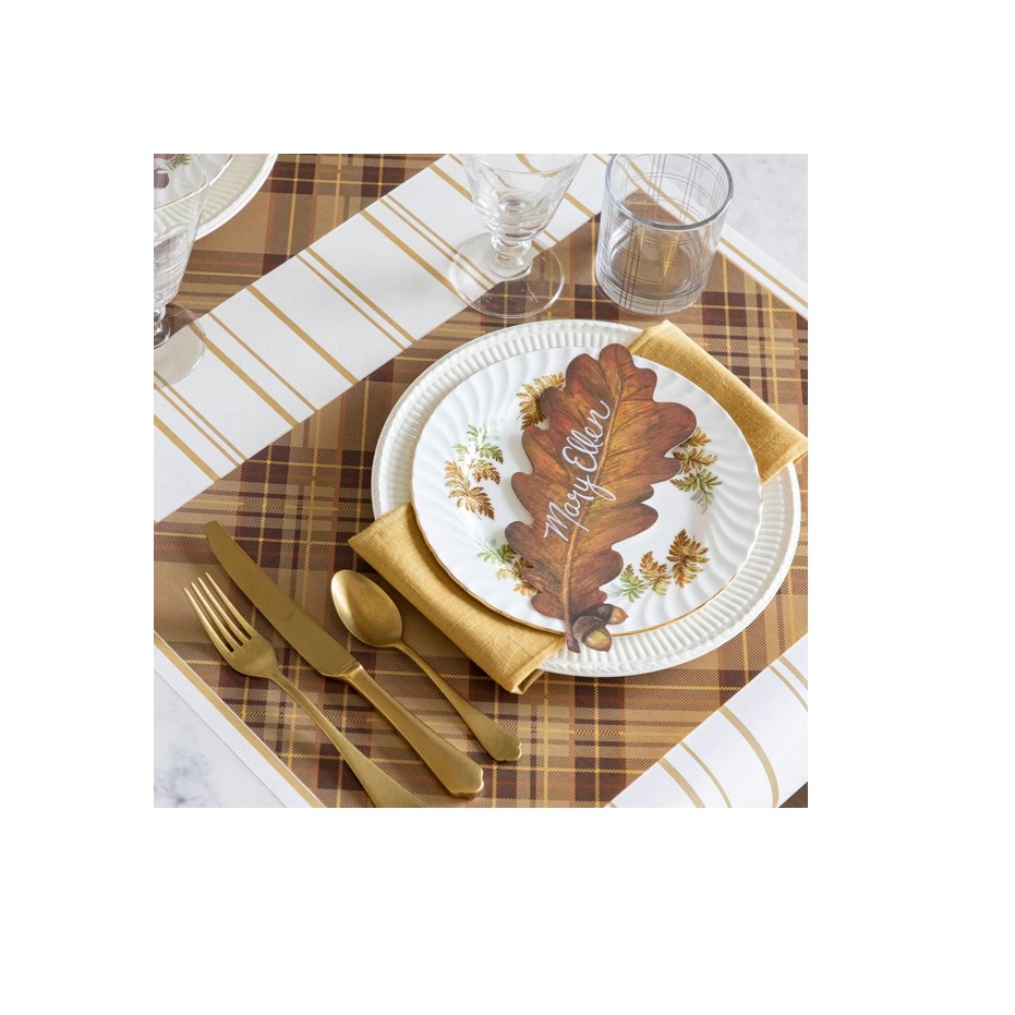 Hester & Cook Autumn Plaid Placemat Berings