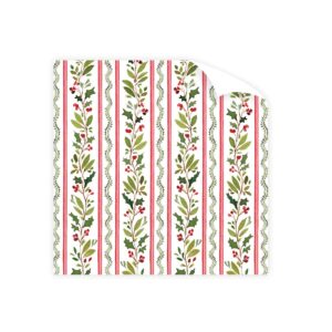 Holly Vine Wrapping Paper Roll