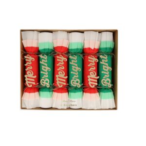 Merry & Bright Christmas Crepe Crackers